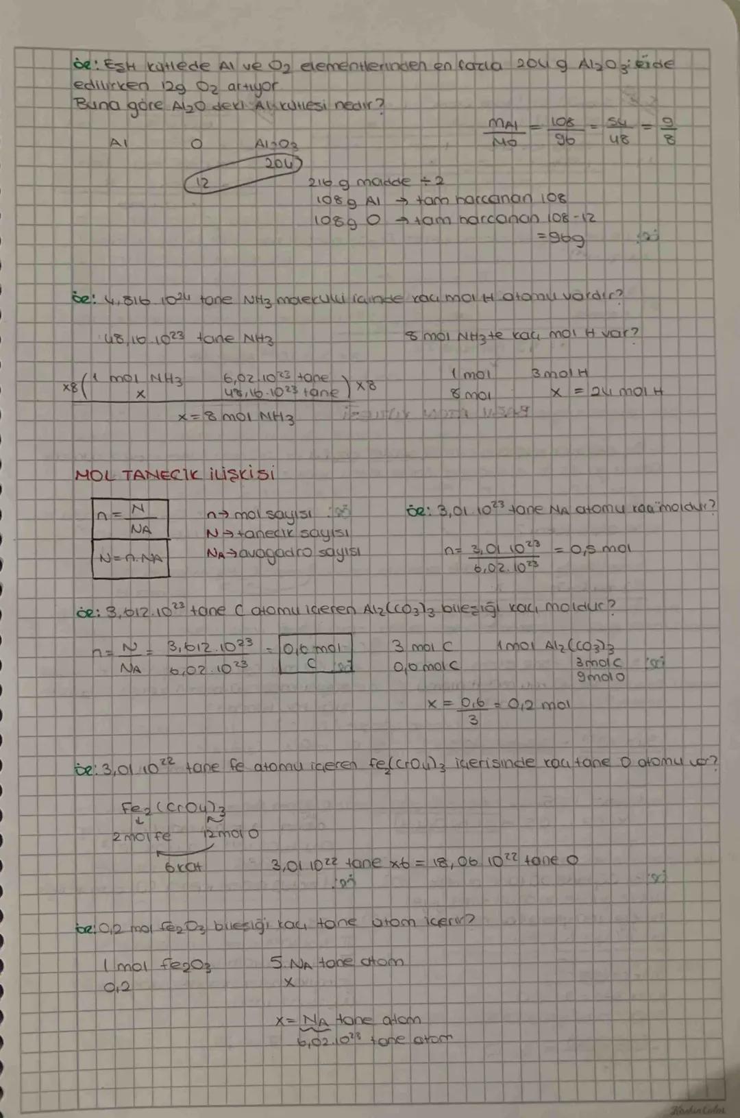 Keskin Color
NOL KAVRAMI
Atomiar çok kiçik taneciklerdir. Atom ve molekul gibi kuyuk taneciklerin
sayısını ve miktarın belirtmek lain moi ka