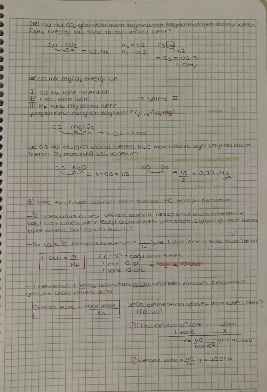 Keskin Color
NOL KAVRAMI
Atomiar çok kiçik taneciklerdir. Atom ve molekul gibi kuyuk taneciklerin
sayısını ve miktarın belirtmek lain moi ka