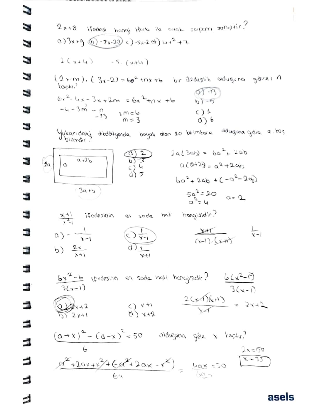 8. Sınıf Matematik: 50 Soru ve Çözümleri ile Yeni Nesil Sorular