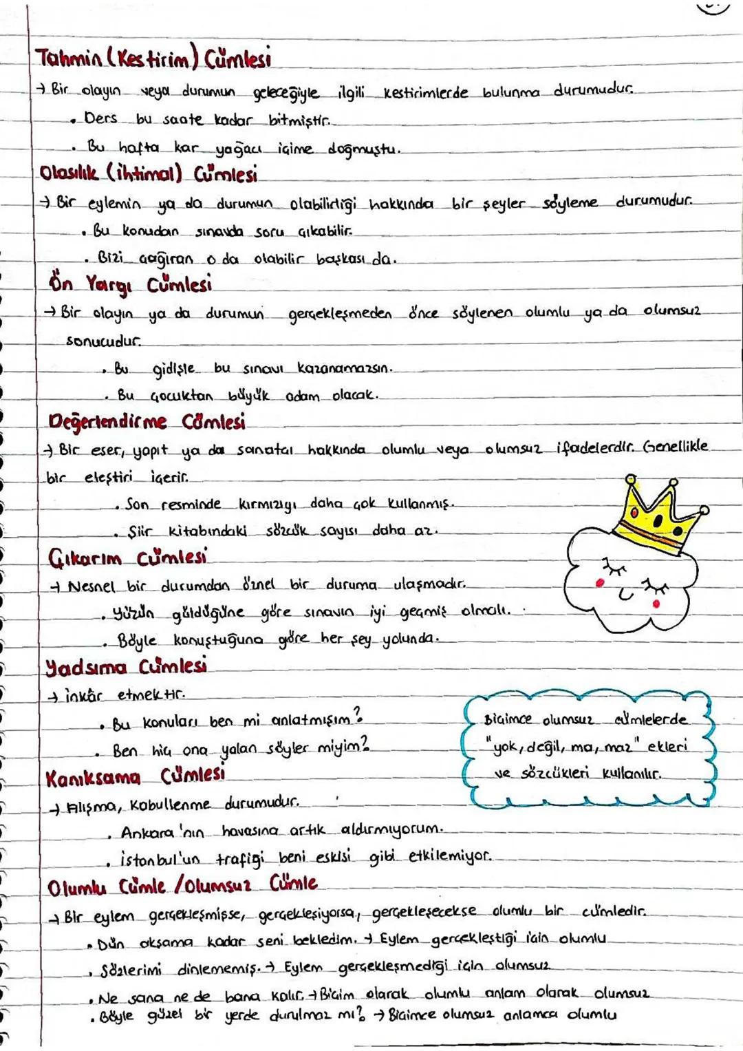 ,
Tahmin (Kestirim) Cümlesi
+ Bir olayın veya durumun geleceğiyle ilgili kestirimlerde bulunma durumudur.
•
.
Ders
bu saate kadar bitmiştir.