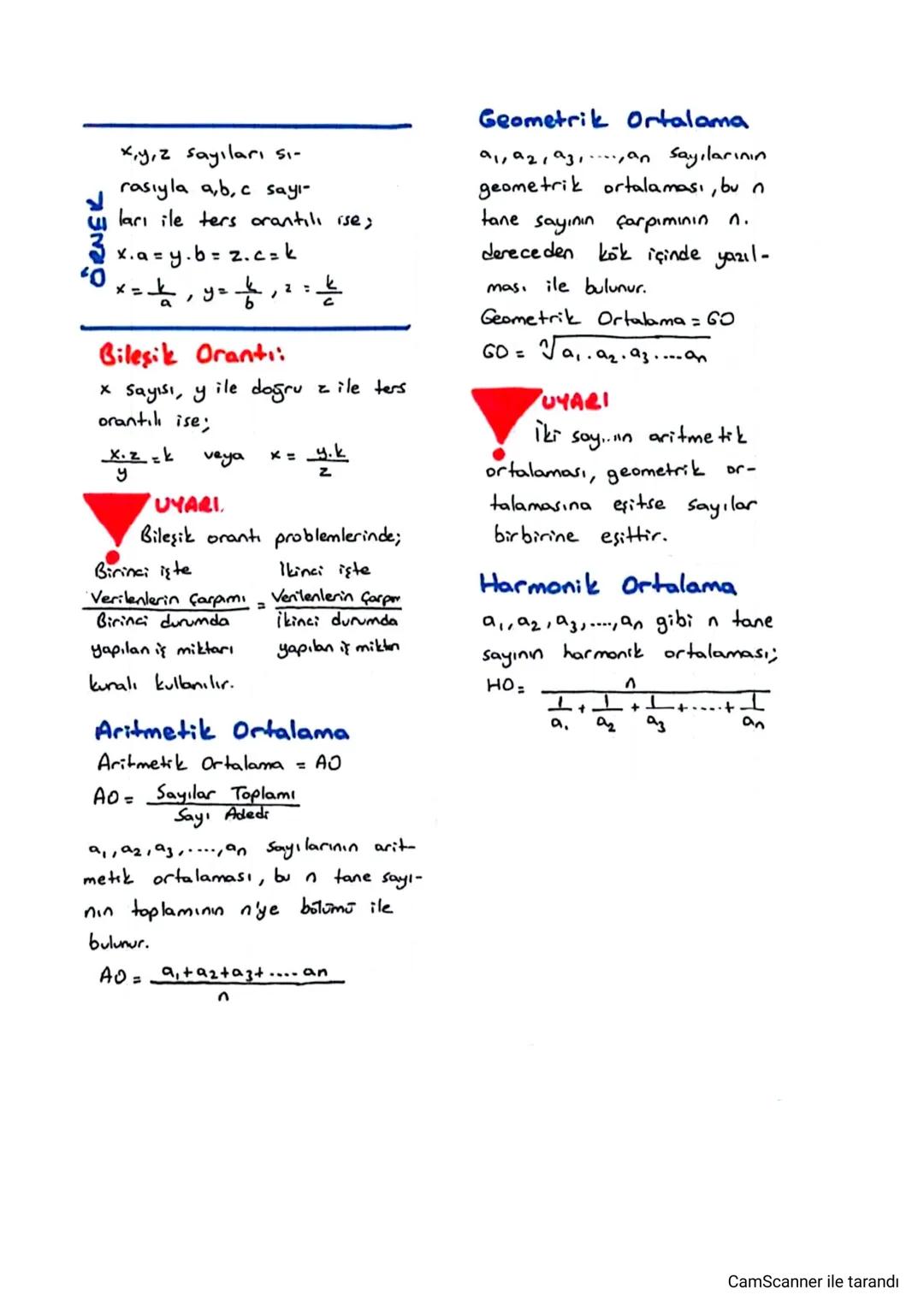 # ORAN-ORANTI
* Aynı birinden iki çokluğun
bölümüne oran denir. a'nın b'ye
oranı, $a:b$ veya $\frac{a}{b}$ şeklinde
gösterilir.
* Oranların 
