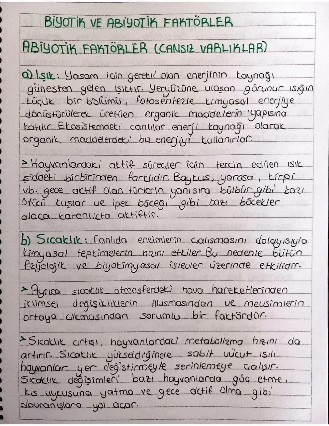 Biyotik ve Abiyotik Faktörler: Nedir, Örnekler ve Ekosisteme Etkileri