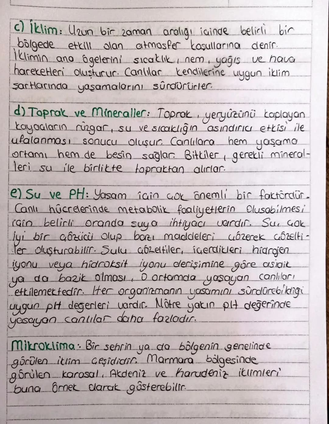 BIYOTIK VE ABIYOTİK FAKTÖRLER
ABIYOTIK FAKTÖRLER (CANSIZ VARLIKLAR).
a) Işık: Yasam için gerekli olan enerjinin kaynağı
günesten gelen Işıkt