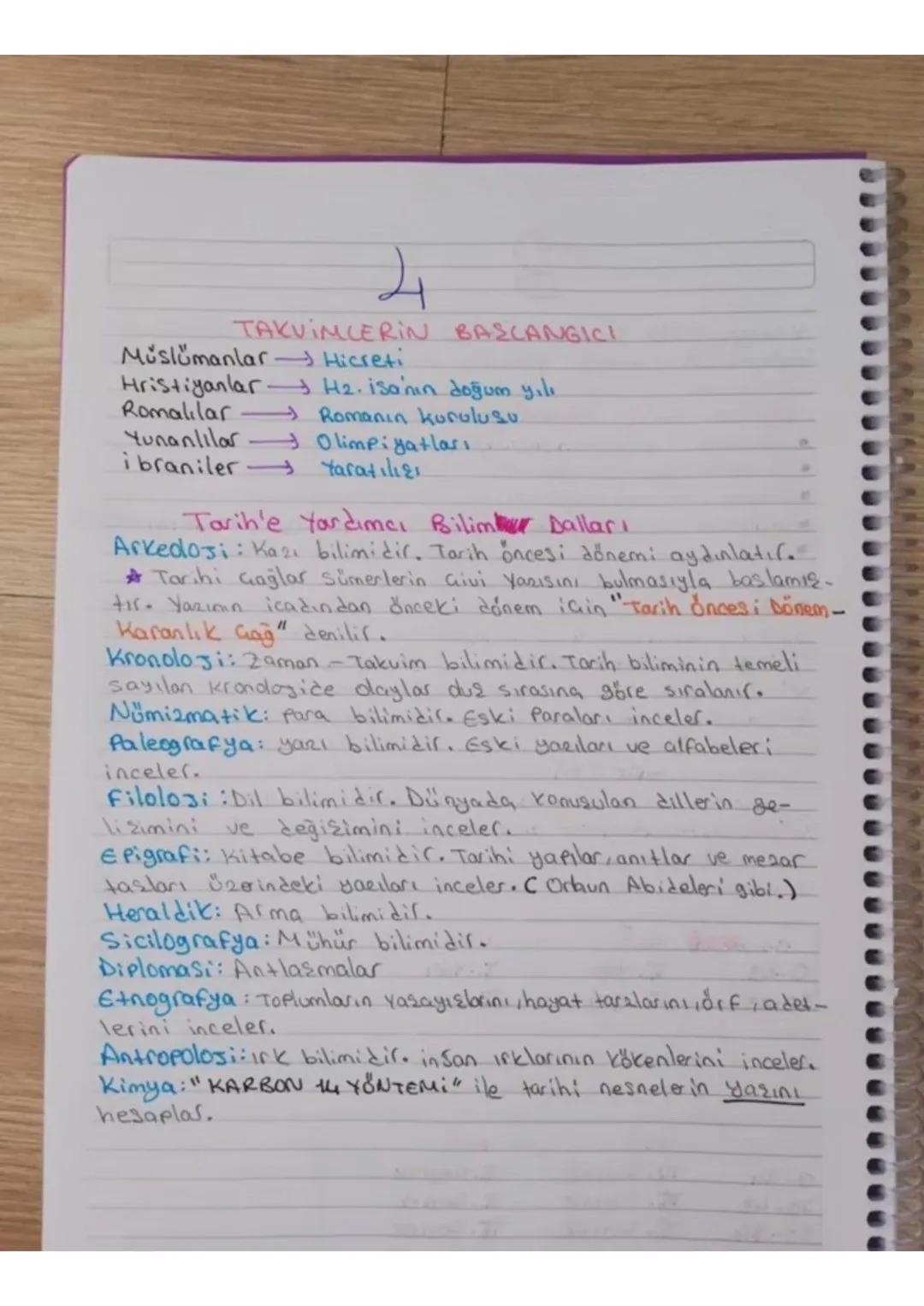 9. Sınıf tarih konu anlatımı