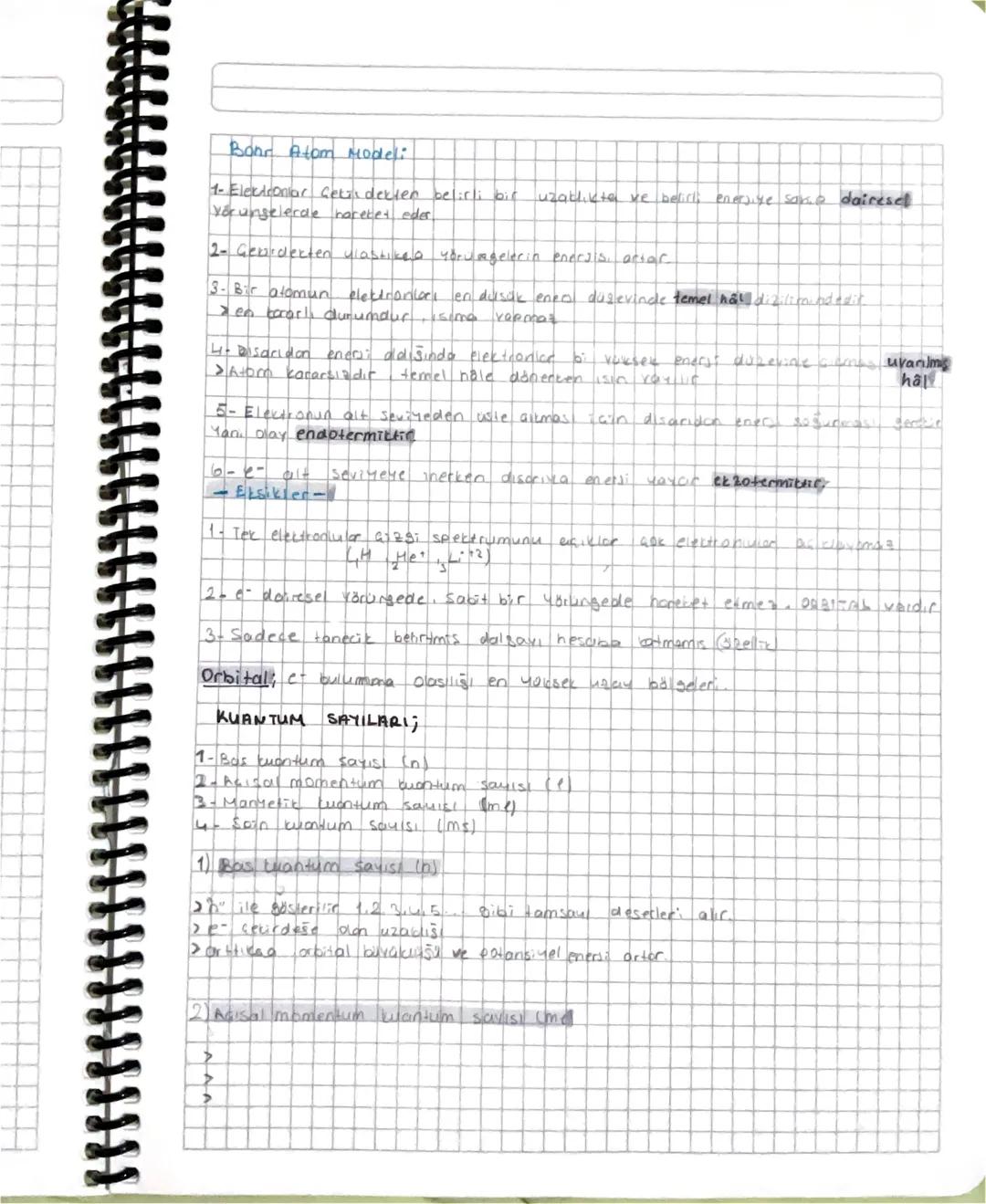 Bonn Atom Model:
1- Elexiconlar Getz dekten belirli bir
Vor ungelerde hareket eder.
uzaklıkta ve belirl
ener), ye sare dairesel
2- Gercekten