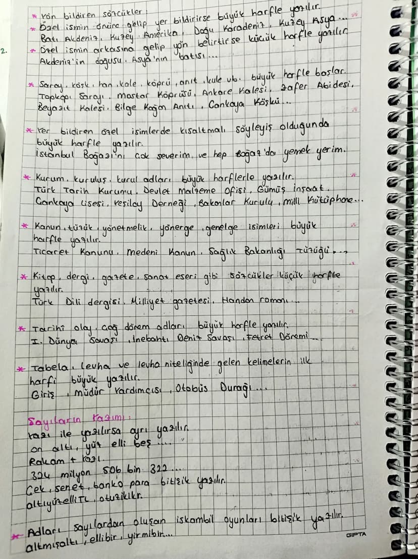 YAZIM KURALARI KURALLARI
Büyük Harflerin Yazımı:
Cümleler büyük harfle başlar.
Seni ütlediğini sanmıyorum.
ve
ozel isimler büyük harfle, örn