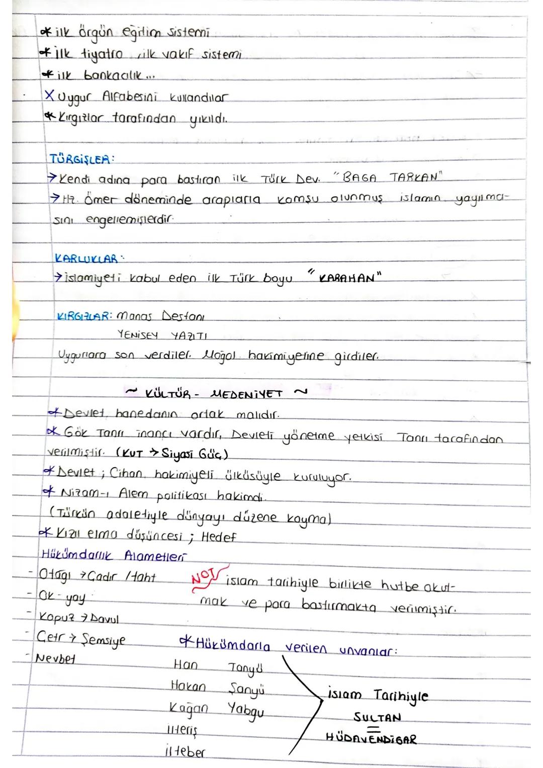 //
ORTA ASYA DA KURULAN DİĞER TÜRK DEV.

GÖKTÜRK DEV:

→Tarihte türk adını kullanarak kurulmuş Tik Türk Devleti

→ Kurucusu RUMIN KAGAN

Baş