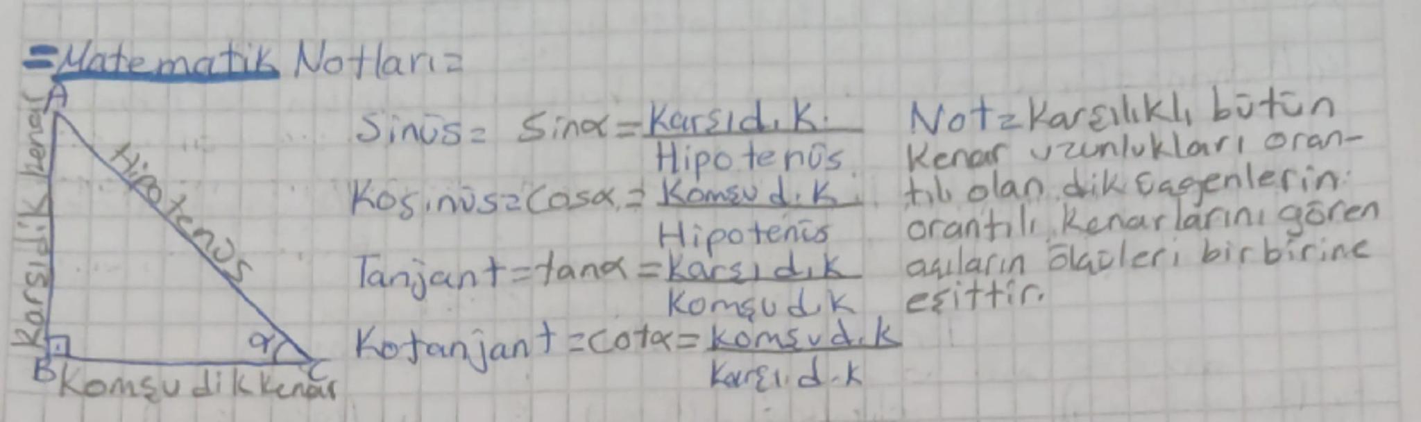 # Matematik Notları=

vagen eşitsizliği zba la-bkcatb

C

1b-cka<b+cbuşekilde doğru ise bu
k-al<b<cta tagen aizike bilir.

Eş Üçgenler=Hem K