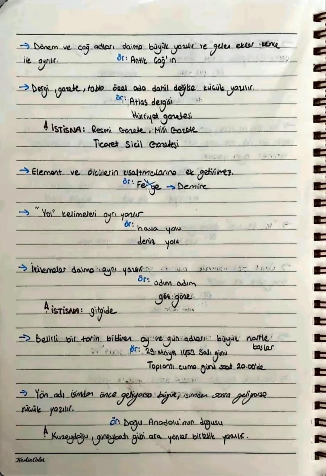 Yazım Kuralları
→ unvon, lakap ve
Saygınlık
başlar ve gelen exw besme ile
_ōr: Doktor Zeynep
Hanım'a
Ahmet Pasa
4
Akrabalık adları kücük yaz