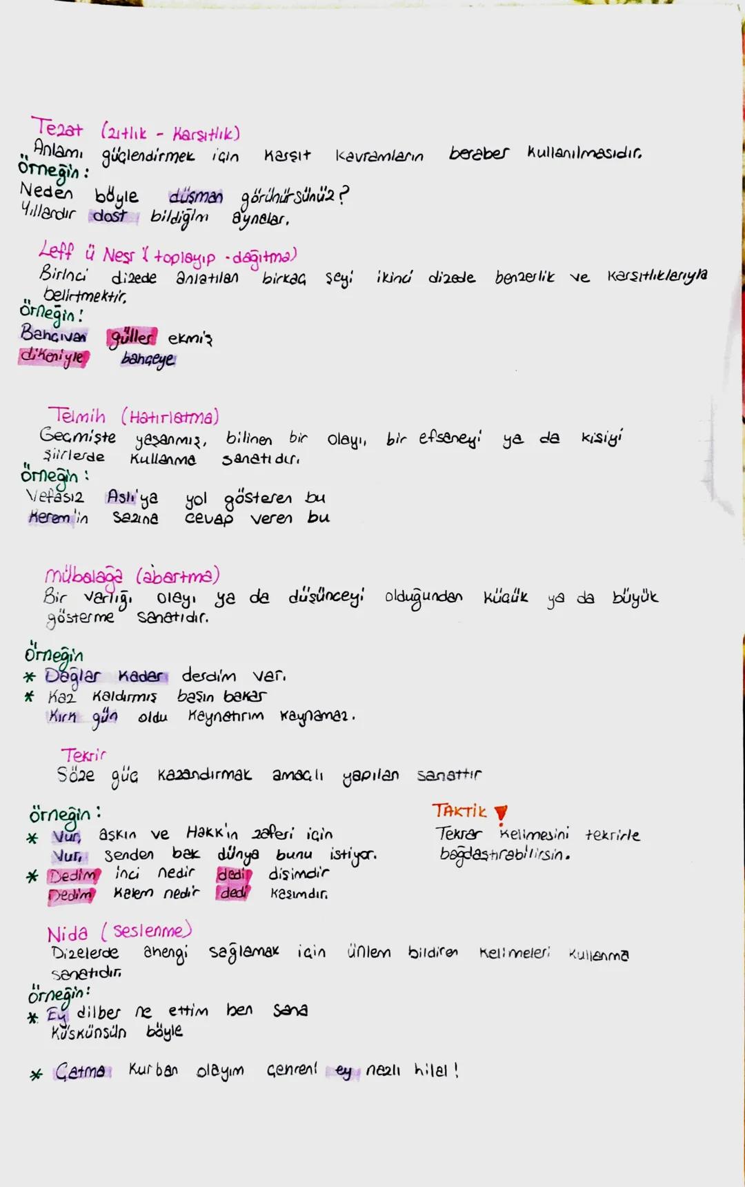# SÖZ SANATLARI

Tesbih (Benzetme)

Aralarında benzerlik bulunan ifadelerin benzetme edatıyla
bit birlerine benzetilmesi dir.

4 unsuru vard