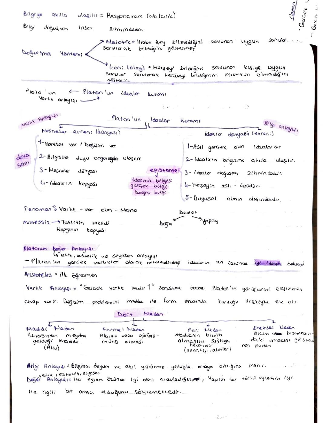 Platonun idealar kuramı