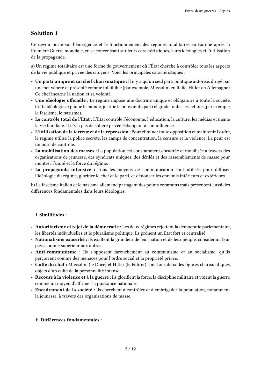 # Entre-deux-guerres

Généré par Knowunity.fr - Sep 23

Description: Cet examen couvre l'Entre-deux-guerres, les démocraties fragilisées et 