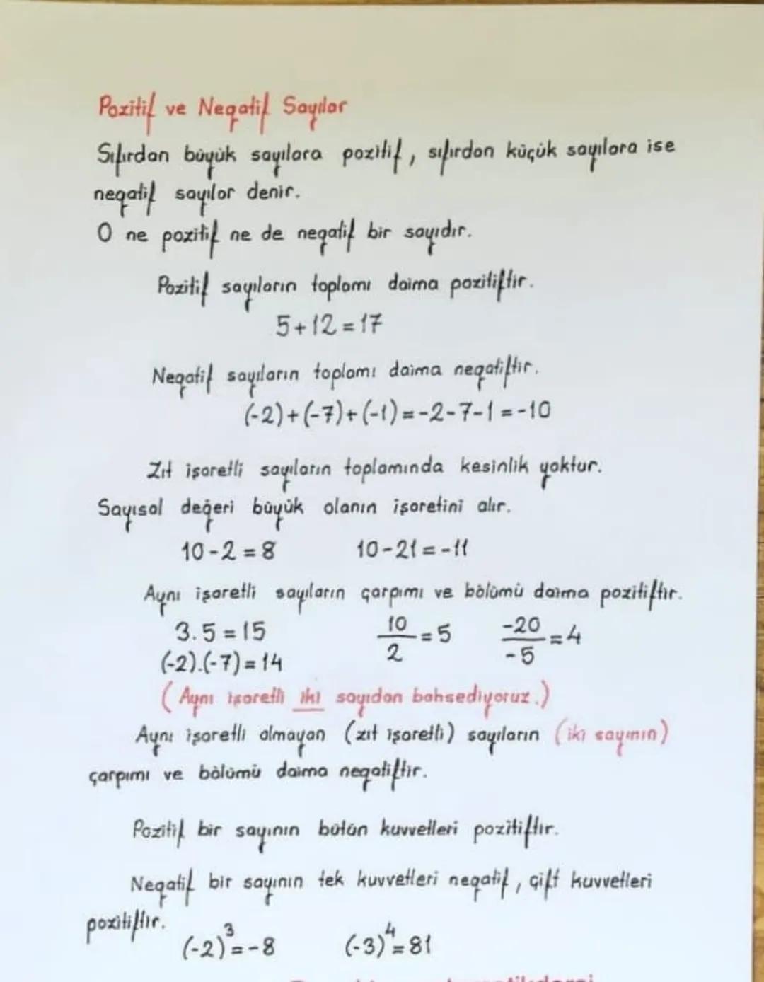 # TEMEL KAVRAMLAR-2
Tek Sayılar - Gift Sayılar
Tek sayılar ...-5,-3,-1,1,3,5,...
Gift sayılar ...-4,-2,0,2,4,...}
Tek ve çift soyılarda