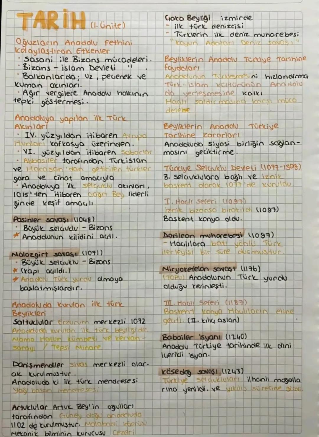 # TARIH (Gnite)
Oğuzların Anadolu fethini
kolaylaştıran Etkenler
- Sasani ile Bizans mücadeleri.
- Bizans islam Devleti
- Balkanlarda; uz,