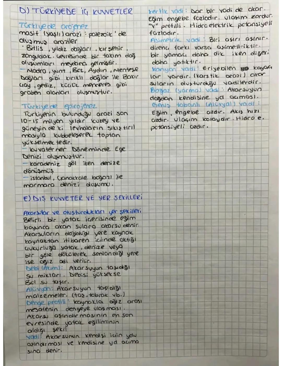 Türkiye de iç kuvvetler