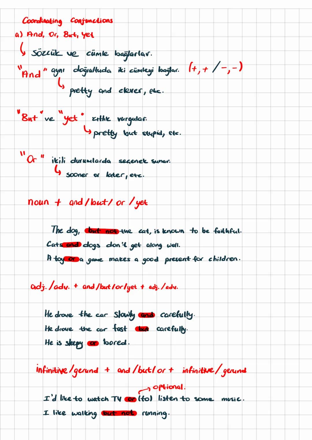 Conjunctions & Transitions