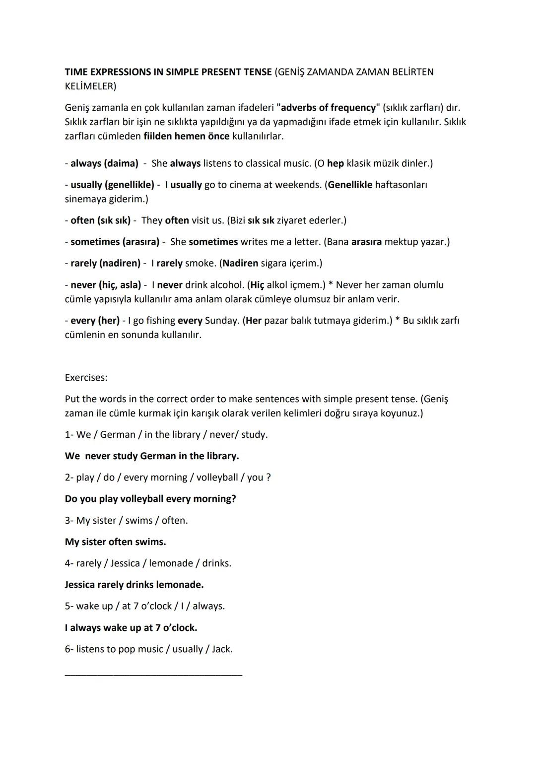 Personal Information
10 Sınıf İngilizce Notları
Kişisel bilgiler hakkında bazı sorular ve cevapları:
1- What is your name and surname? (Adın