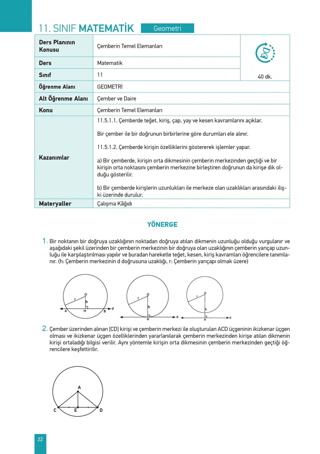 *
**
T.C. MİLLÎ EĞİTİM BAKANLIĞI
11. SINIF
MATEMATİK
Her hakkı saklıdır ve Millî Eğitim Bakanlığı'na aittir.
Bu öğretim materyalinin metni