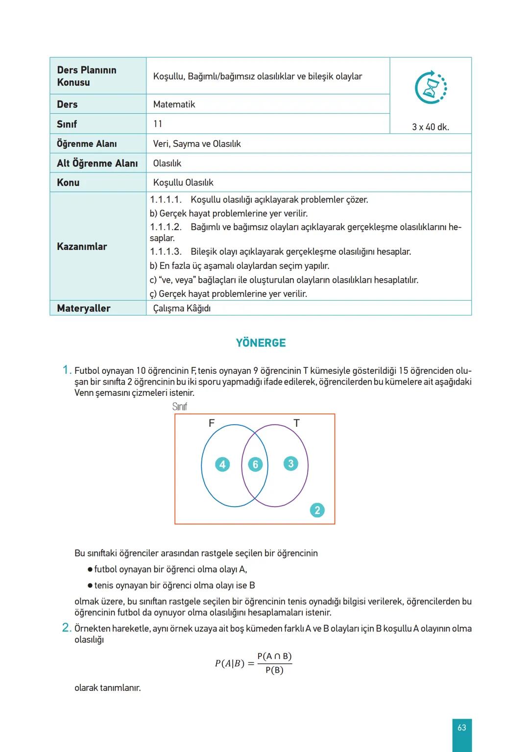 *
**
T.C. MİLLÎ EĞİTİM BAKANLIĞI
11. SINIF
MATEMATİK
Her hakkı saklıdır ve Millî Eğitim Bakanlığı'na aittir.
Bu öğretim materyalinin metni