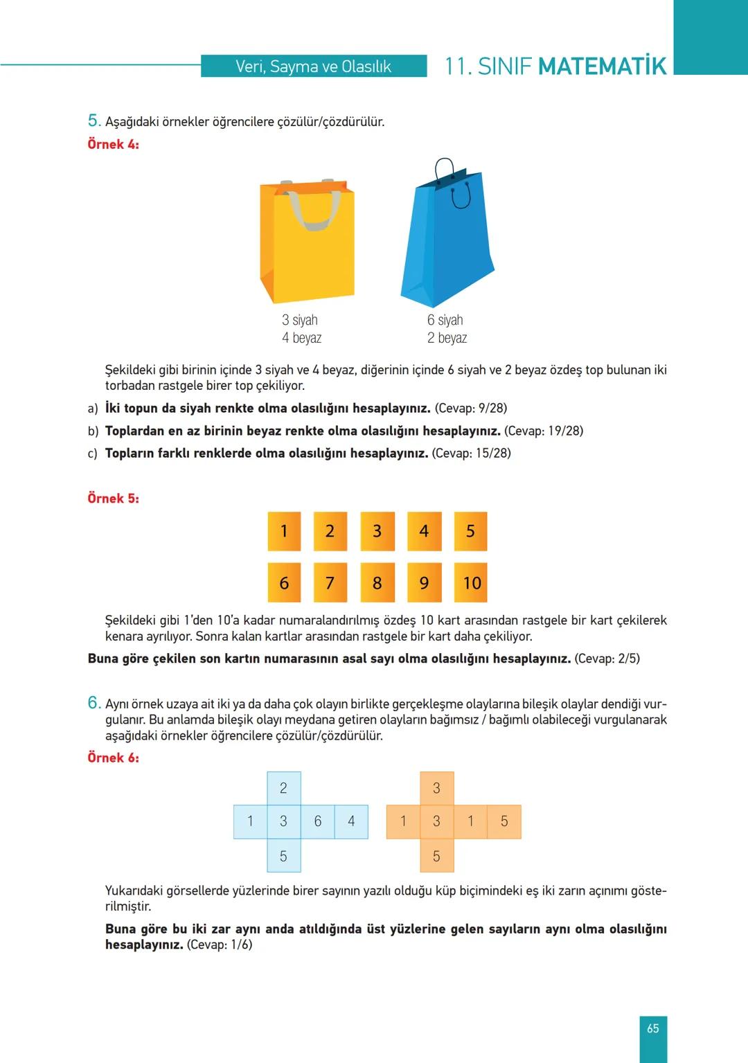 *
**
T.C. MİLLÎ EĞİTİM BAKANLIĞI
11. SINIF
MATEMATİK
Her hakkı saklıdır ve Millî Eğitim Bakanlığı'na aittir.
Bu öğretim materyalinin metni