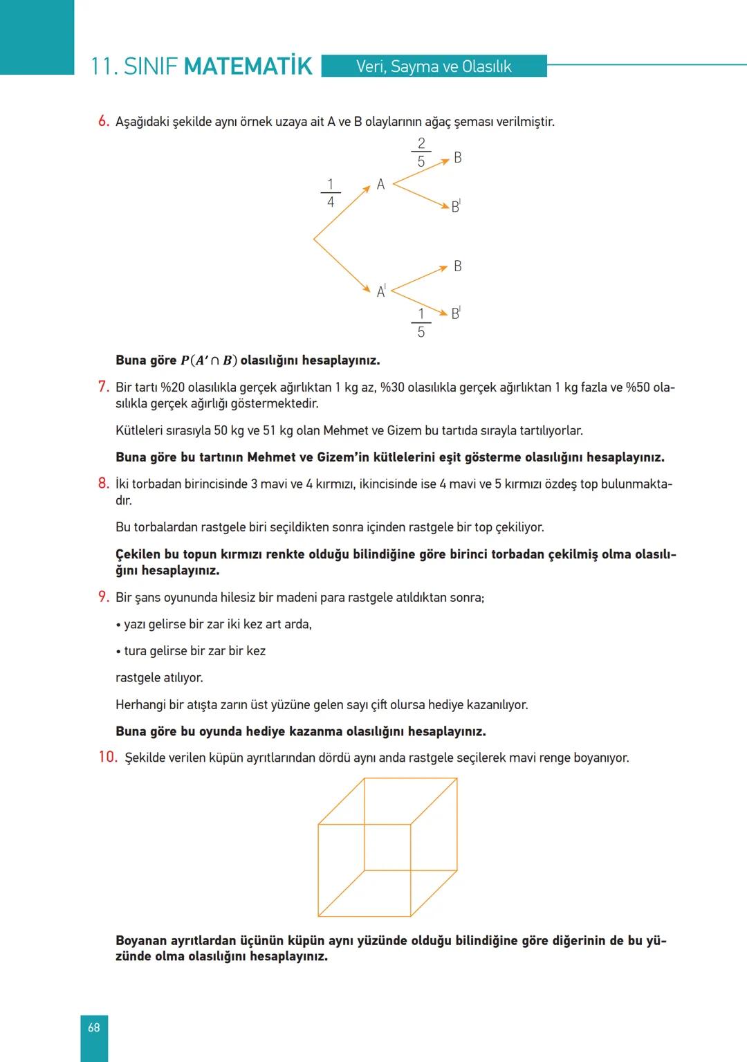 *
**
T.C. MİLLÎ EĞİTİM BAKANLIĞI
11. SINIF
MATEMATİK
Her hakkı saklıdır ve Millî Eğitim Bakanlığı'na aittir.
Bu öğretim materyalinin metni