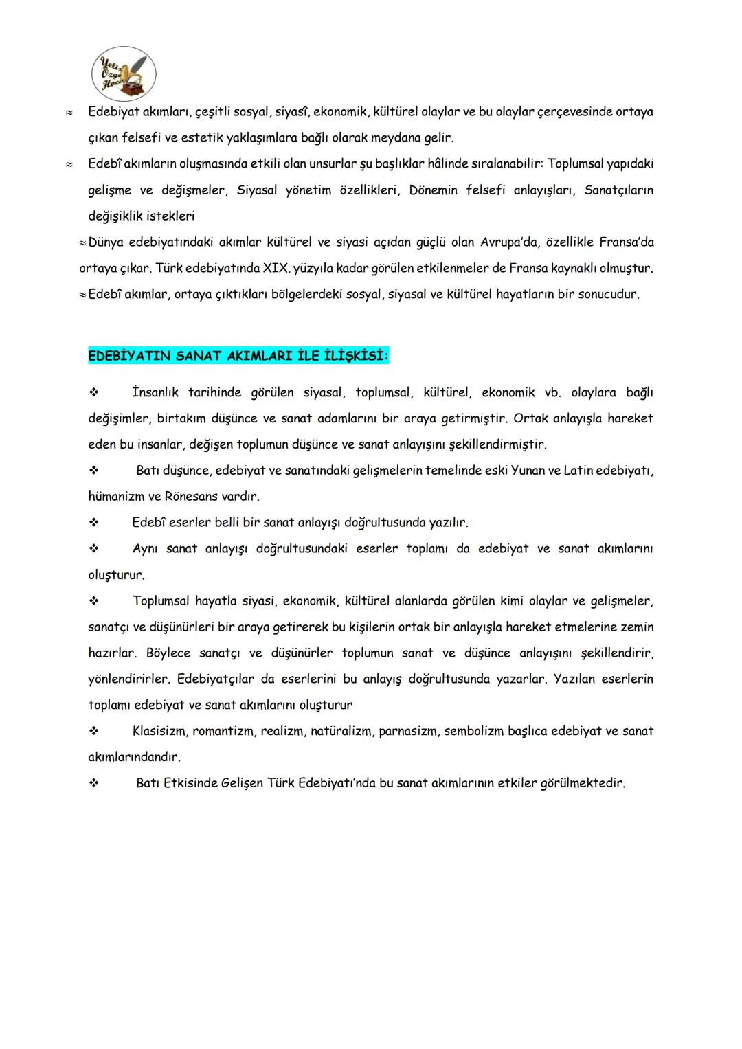 # Ozge
11. SINIF TÜRK DİLİ VE EDEBİYATI 1. ÜNİTE ÖZETİ 24-25
## EDEBİYAT- HAYAT İLİŞKİSİ
* Toplumun hayatıyla ilgili birçok ayrıntı ede