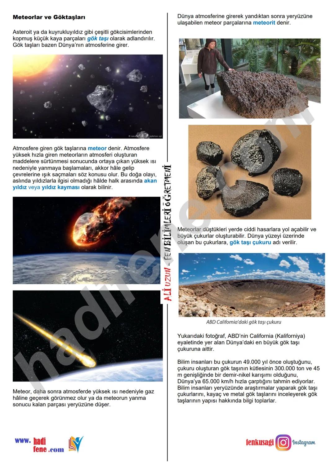 GÜNEŞ
6.SINIF 1.ÜNİTE
GÜNEŞ SİSTEMİ VE
TUTULMALAR
GÜNEŞ SİSTEMİ
Ali Hocayla
Hadi Fene
www.hadifene.com
1.BÖLÜM: GÜNEŞ SİSTEMİ
Güneş'in çevre