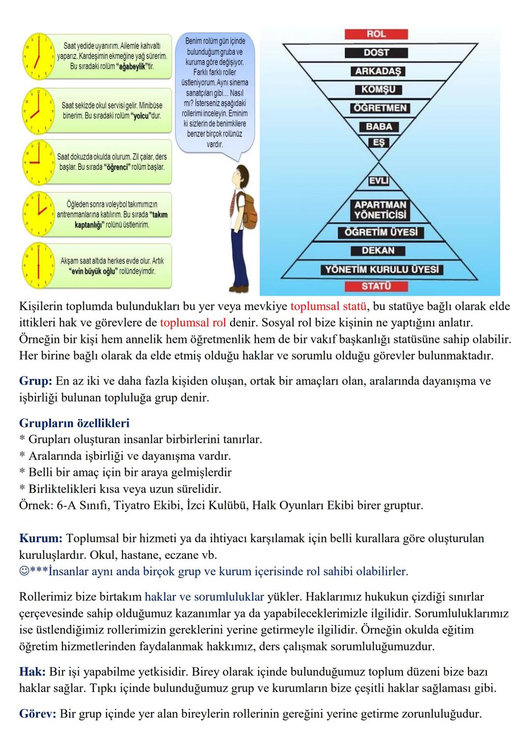 2024/2025 EĞİTİM ÖĞRETİM YILI SOSYAL BİLGİLER 6-SINIF BİREY VE
TOPLUM ÜNİTESİ DERS NOTLARI
SELAHADDIN EYYUBİ
ANADOLU IMAM HATIP LISESI
FEN V