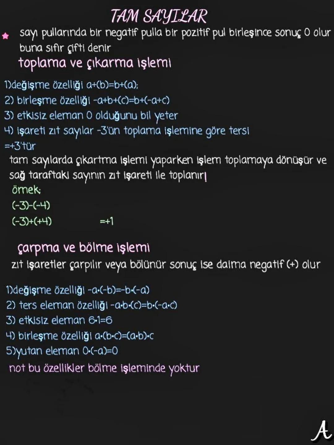 TAM SAYILAR
*sayı pullarında bir negatif pulla bir pozitif pul birleşince sonuç 0 olur
buna sıfır çifti denir
toplama ve çıkarma işlemi
1)de