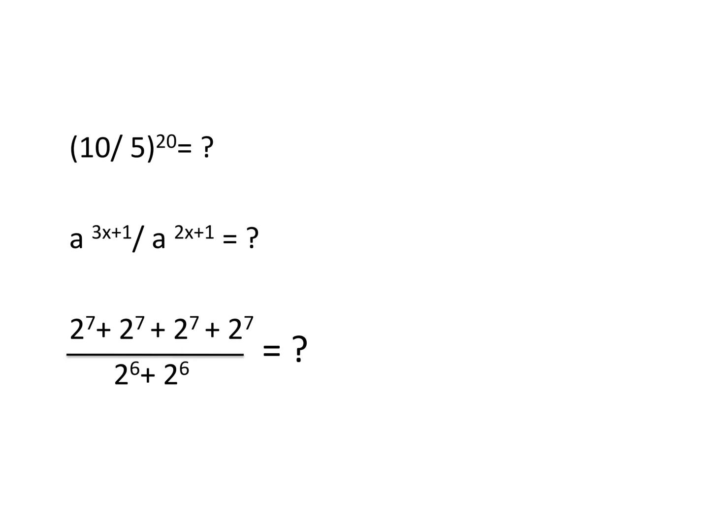 Üslü Çokluklar
Yrd. Doç. Dr. Aslı AYKAÇ
Tıp Fakültesi
Biyofizik AD Tanım
a.a.a.a.a.a.a.a.....
n tane
=
an
an: a'nın n defa çarpımıdır.
n: üs