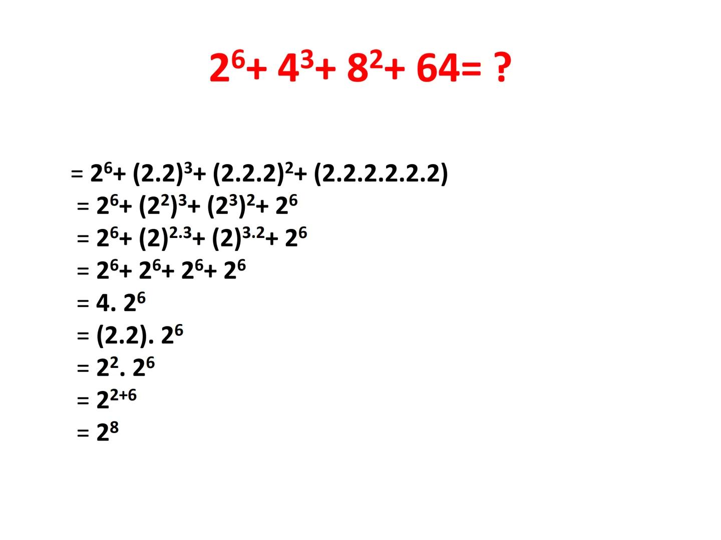 Üslü Çokluklar
Yrd. Doç. Dr. Aslı AYKAÇ
Tıp Fakültesi
Biyofizik AD Tanım
a.a.a.a.a.a.a.a.....
n tane
=
an
an: a'nın n defa çarpımıdır.
n: üs