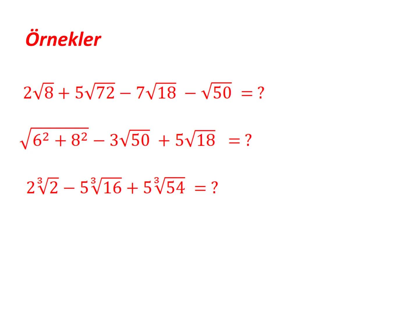 Üslü Çokluklar
Yrd. Doç. Dr. Aslı AYKAÇ
Tıp Fakültesi
Biyofizik AD Tanım
a.a.a.a.a.a.a.a.....
n tane
=
an
an: a'nın n defa çarpımıdır.
n: üs