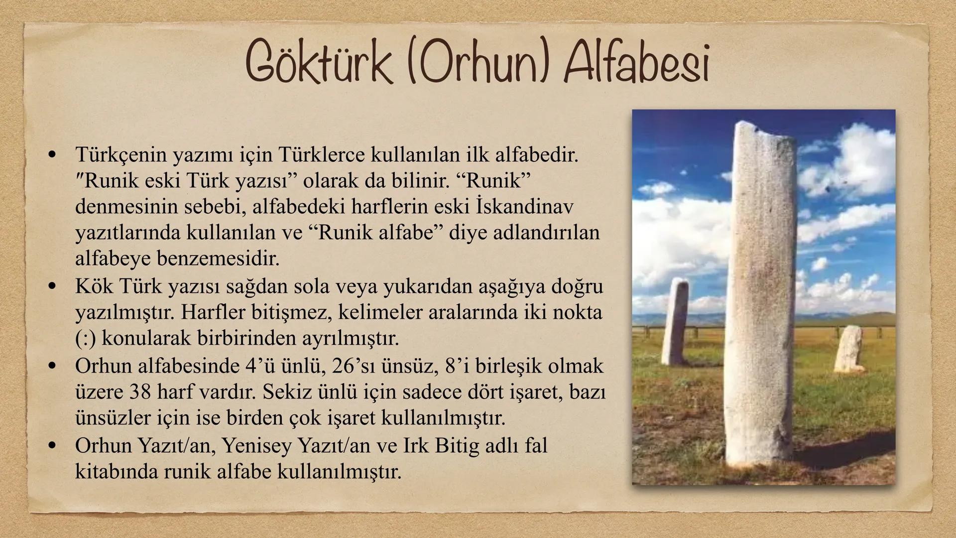 # TÜRKLERİN KULLANDIĞI ALFABELER
$
\begin{array}{cc}
w & l \\
ü & i \\
k &
\end{array}
$ # TÜRKLERİN KULLANDIĞI ALFABELER
* Türklerin en