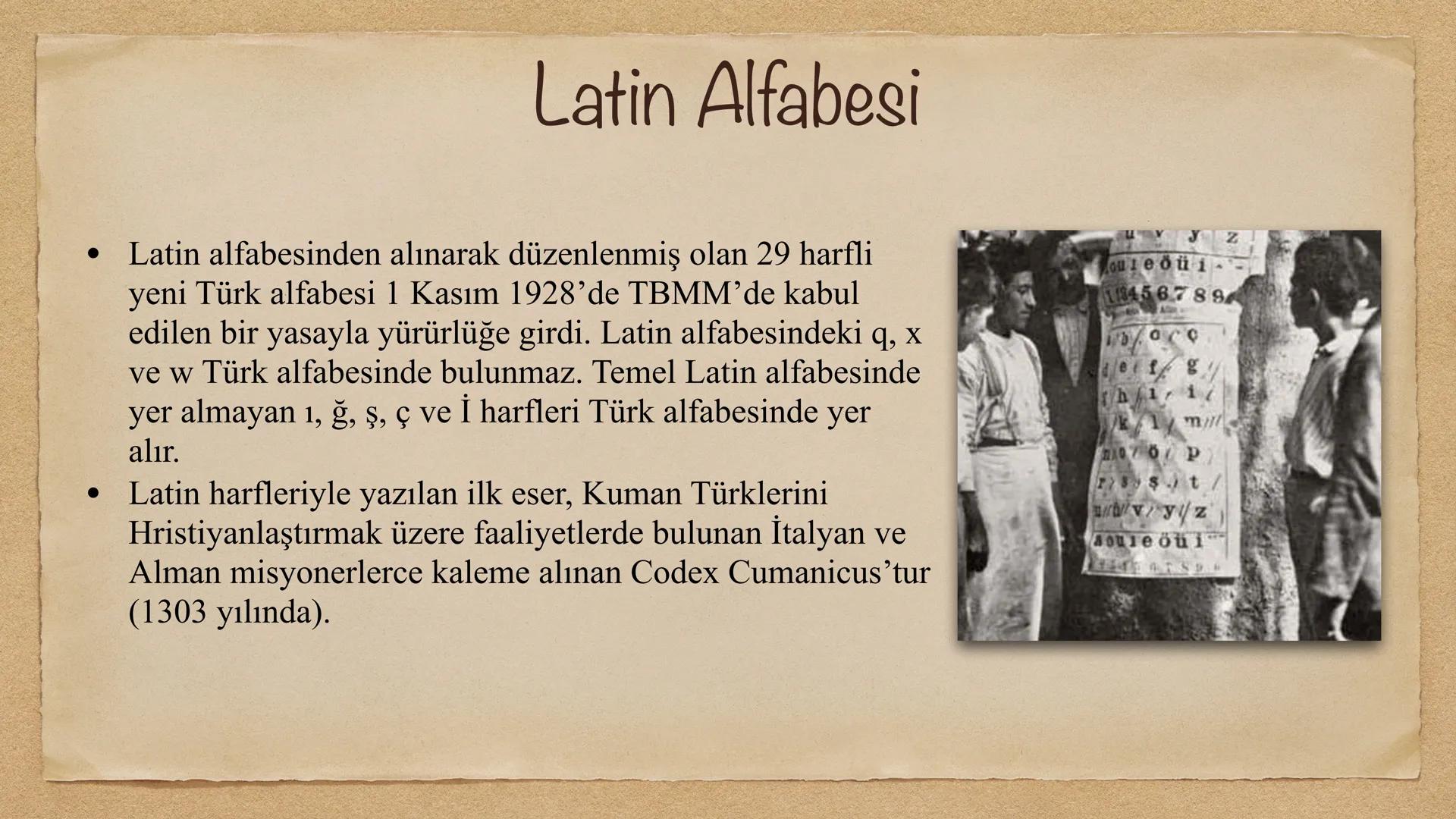 # TÜRKLERİN KULLANDIĞI ALFABELER
$
\begin{array}{cc}
w & l \\
ü & i \\
k &
\end{array}
$ # TÜRKLERİN KULLANDIĞI ALFABELER
* Türklerin en