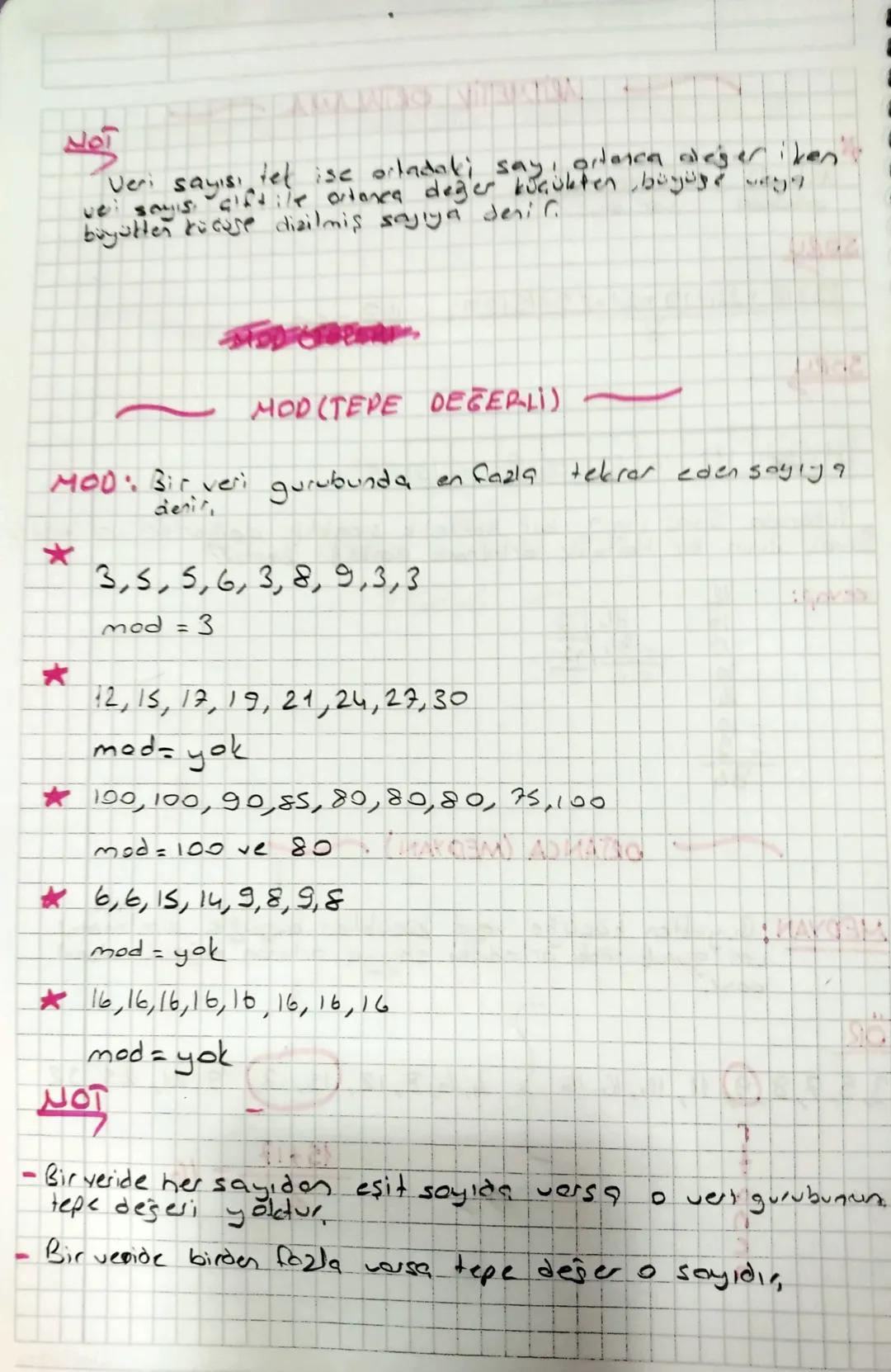 ARITMETIK ORTALAMA
* Aritmetik = $\frac{Verilerin\ Toplamı}{veri\ sayısı}$
ortalama
SORU
23+18+24+19+21+20+15+20= $\frac{160}{8}$=20
SOR