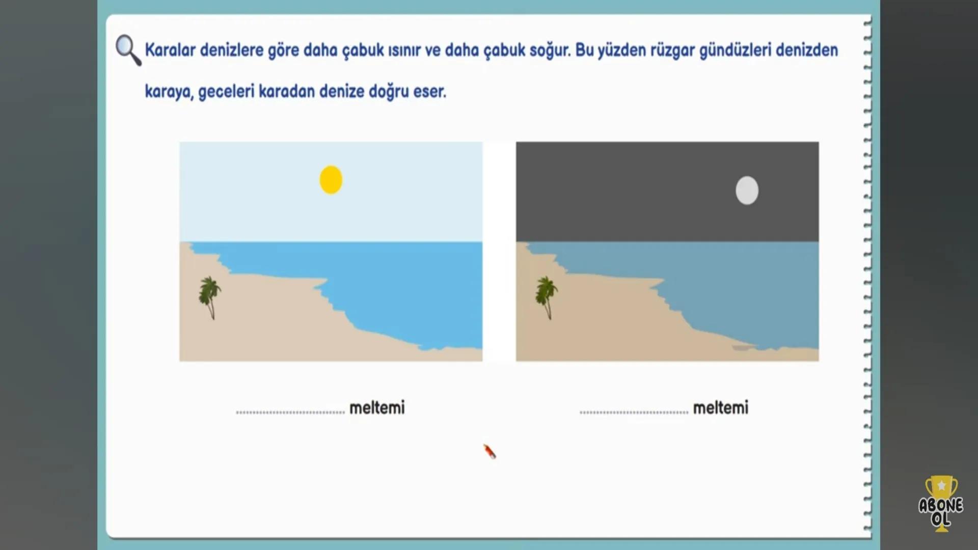 Hava Olayları
Dar bir bölgede ...............süreli etkili olan hava koşullarıdır.
Bulutlu, sisli, yağmurlu ve güneşli gibi ifadeler kullanı