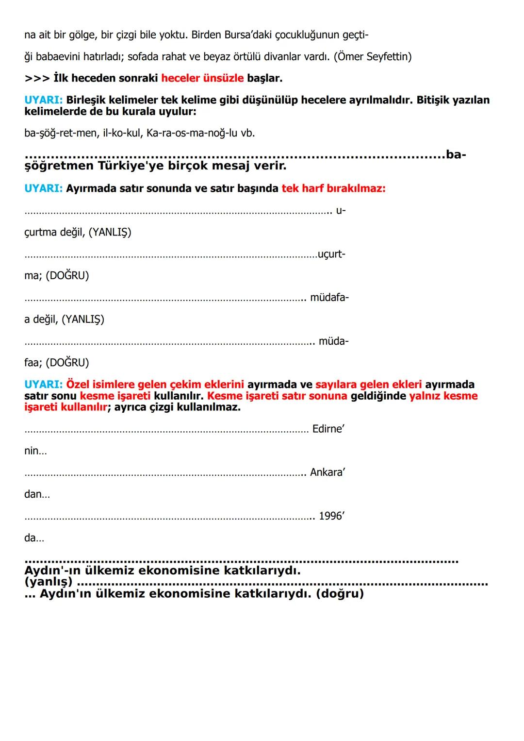 YAZIM KURALLARI
A- BÜYÜK HARFLERİN KULLANILDIĞI YERLER
1- CÜMLE BÜYÜK HARFLE BAŞLAR:
Ak akçe kara gün içindir.
Hayatta en hakiki mürşit ilim