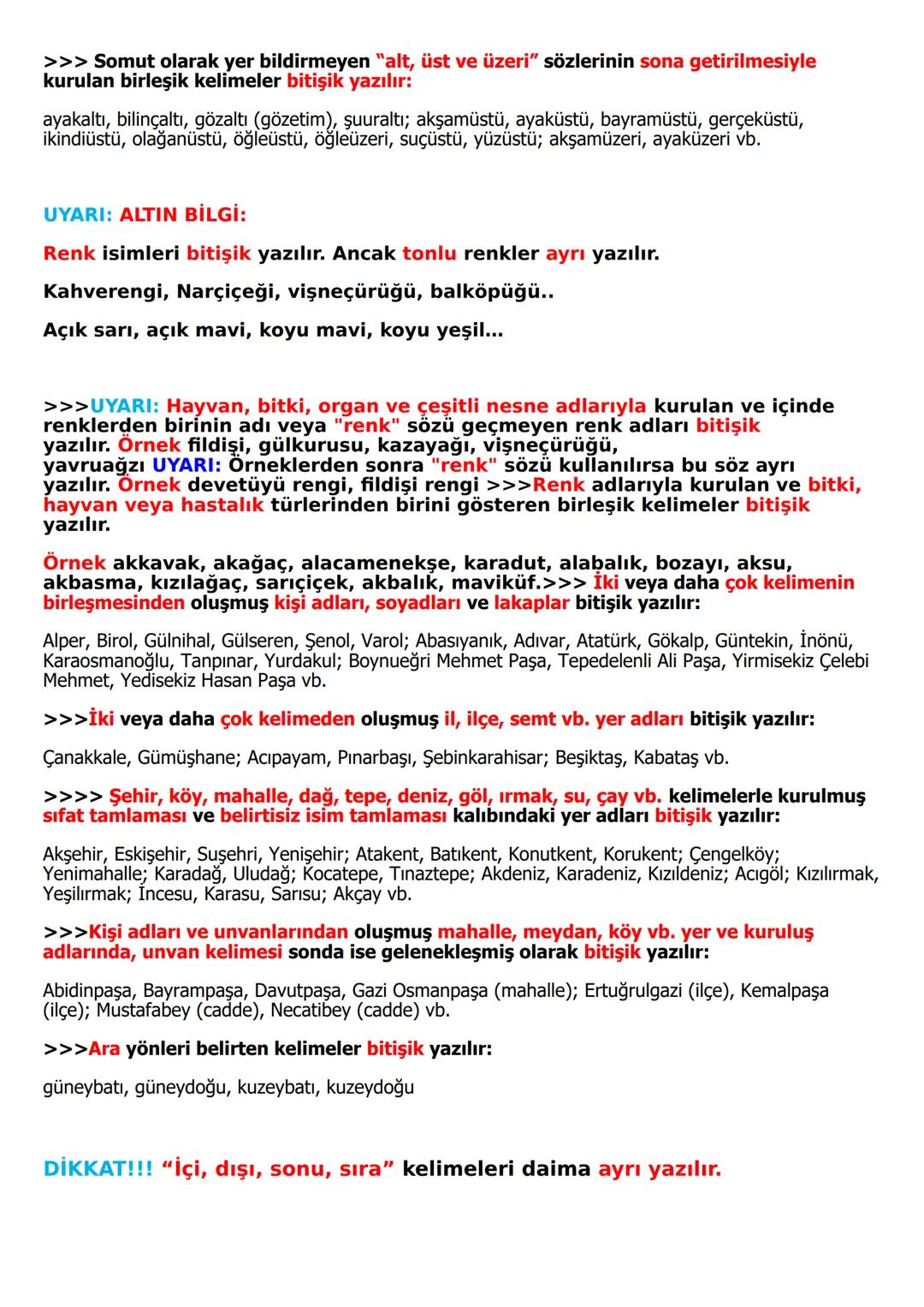 YAZIM KURALLARI
A- BÜYÜK HARFLERİN KULLANILDIĞI YERLER
1- CÜMLE BÜYÜK HARFLE BAŞLAR:
Ak akçe kara gün içindir.
Hayatta en hakiki mürşit ilim