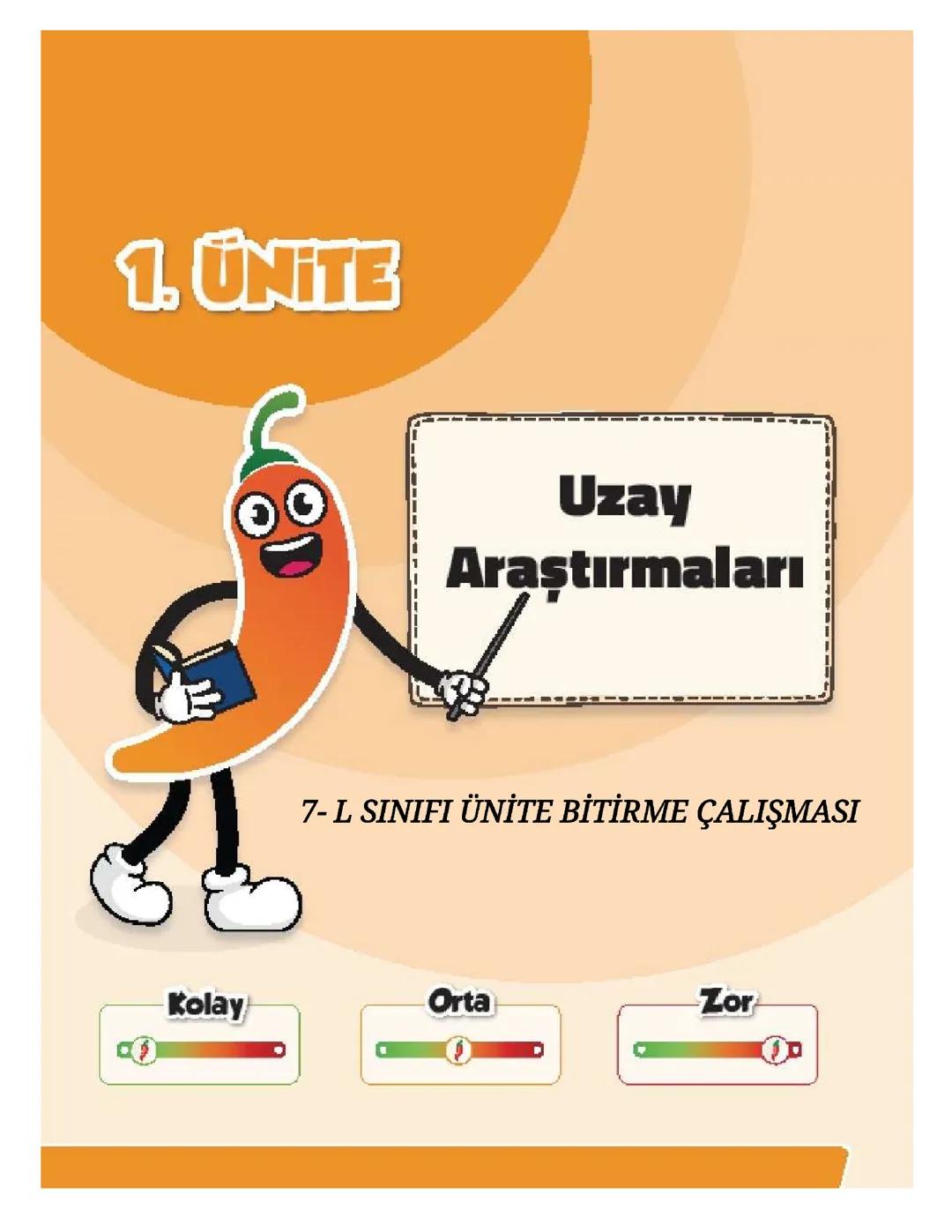 Uzay Araştırma Konu Testleri