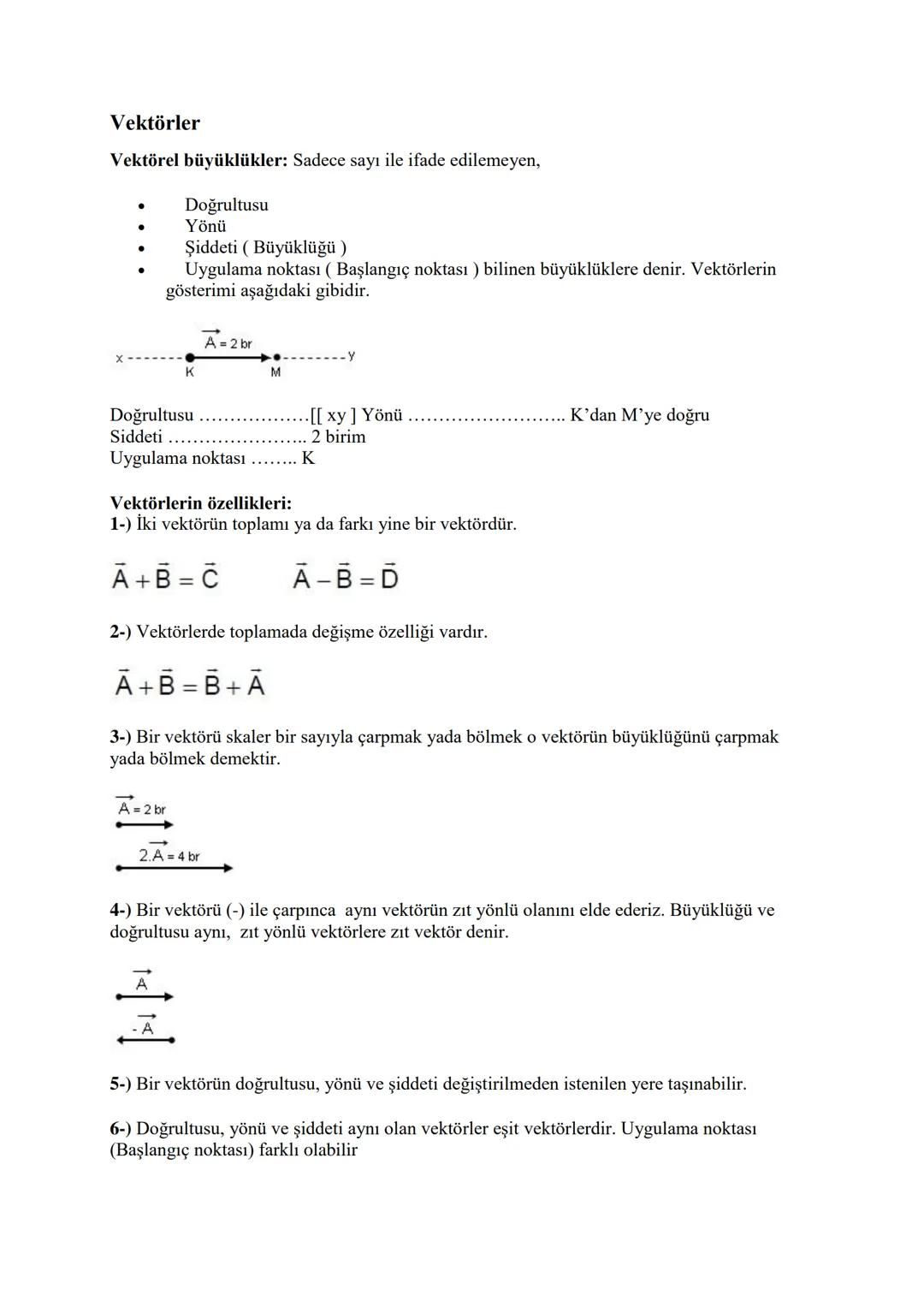 # Skaler ve Vektörel Nicelikler
Skaler büyüklük
Skaler büyüklük:
Sayısal bir değer ve
bir birimle ifade
edilebilen
büyüklüklere skaler
büy