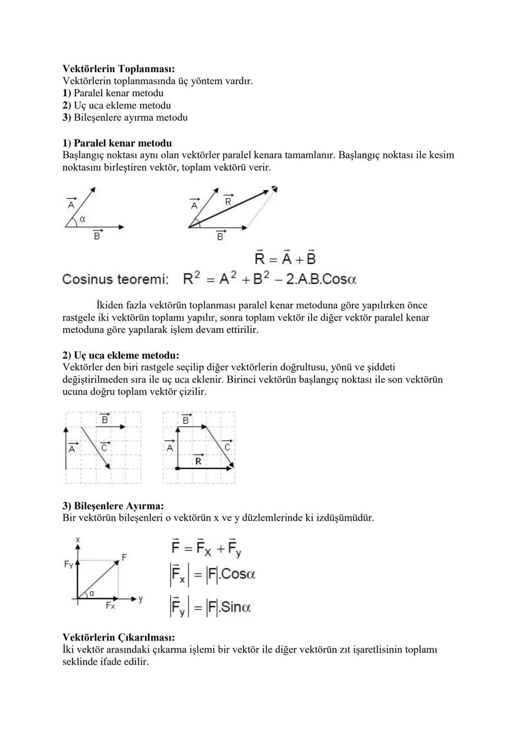 # Skaler ve Vektörel Nicelikler
Skaler büyüklük
Skaler büyüklük:
Sayısal bir değer ve
bir birimle ifade
edilebilen
büyüklüklere skaler
büy