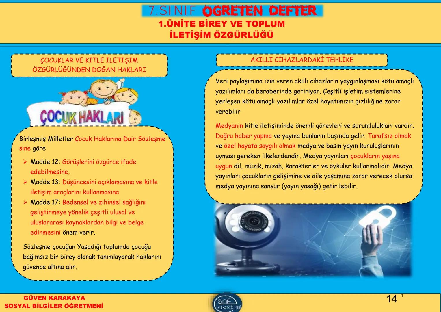 # 1.ÜNİTE
# BİREY VE TOPLUM # 7.SINIF OGRETEN DEFTER
# 1.ÜNİTE BİREY VE TOPLUM
# İNSANDAN İNSANA GİDEN YOL İLETİŞİM
İLETİŞİM: Duygu, düş