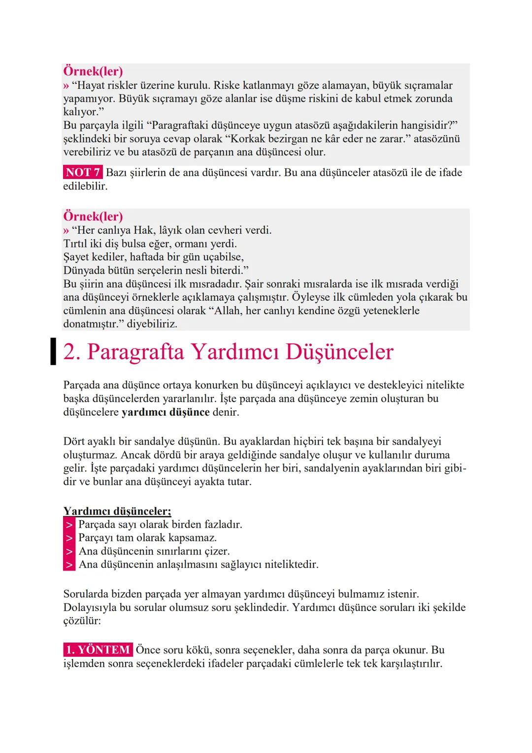 # PARAGRAFIN ANLAM YÖNÜ
Anlam bakımından paragraf; ana düşünce, yardımcı düşünceler, konu, başlık,
anahtar kelimeler, soru, duygular, duyul