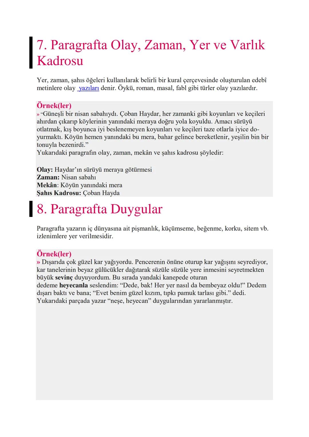 # PARAGRAFIN ANLAM YÖNÜ
Anlam bakımından paragraf; ana düşünce, yardımcı düşünceler, konu, başlık,
anahtar kelimeler, soru, duygular, duyul