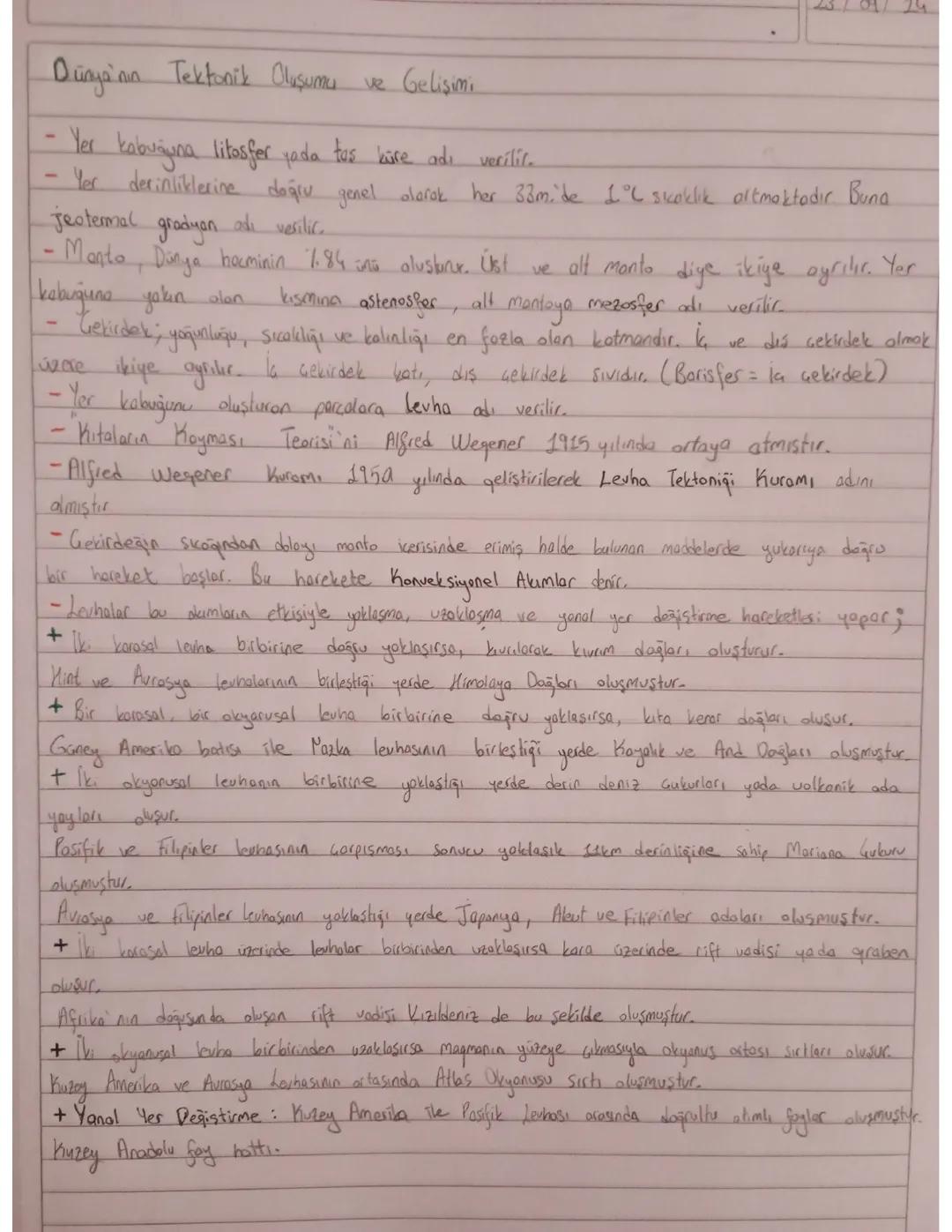 10. Sınıf Coğrafya 1. Ünite