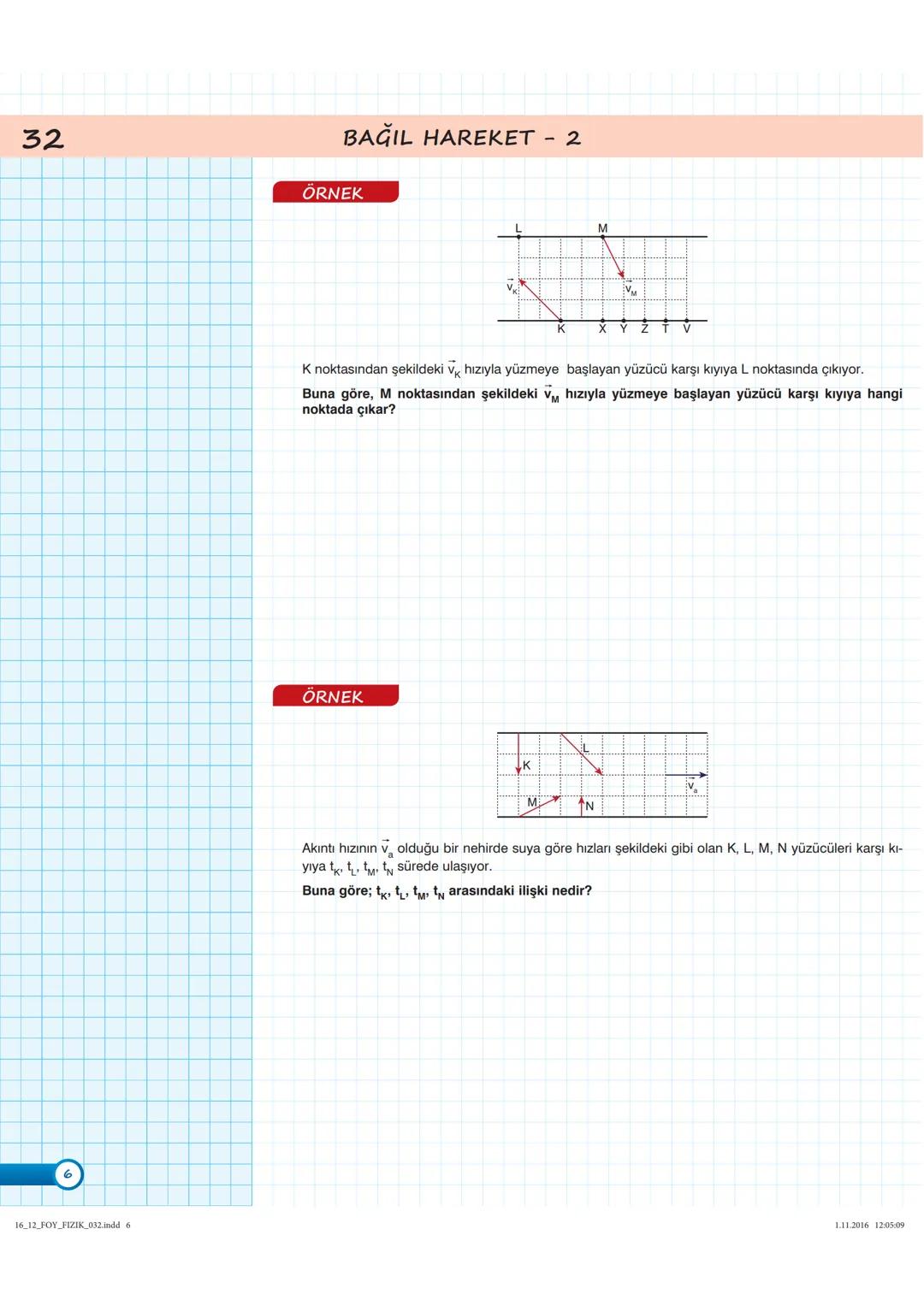 # FİZİK
## BAĞIL HAREKET - 1
* Sabit Hızlı İki Cismin Birbirine Göre Hareketi
BAĞIL HAREKET
Bir tren istasyonunda yanyana durmakta ola