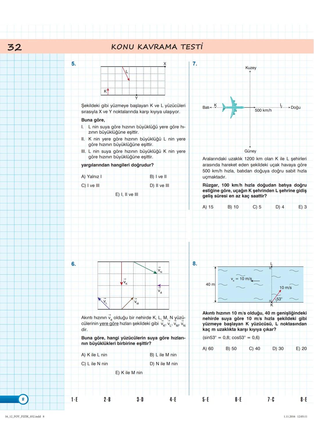 # FİZİK
## BAĞIL HAREKET - 1
* Sabit Hızlı İki Cismin Birbirine Göre Hareketi
BAĞIL HAREKET
Bir tren istasyonunda yanyana durmakta ola