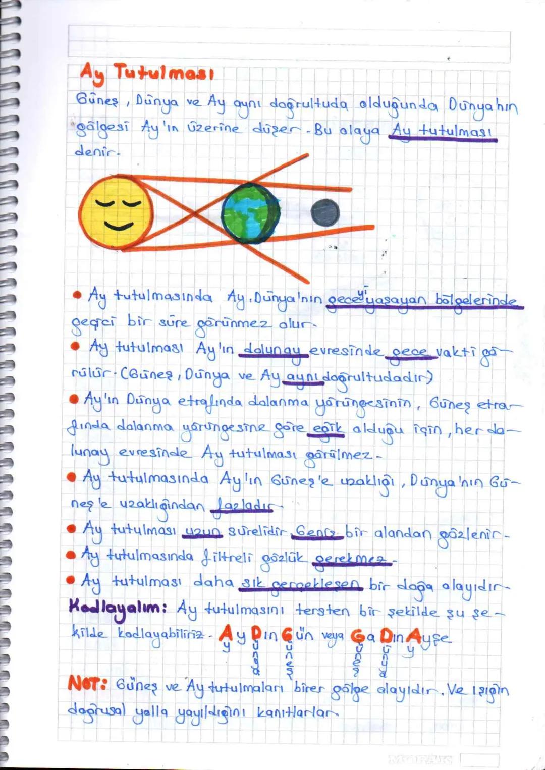 1. UNITE
GÜNEŞ SISTEMI VE TUTULMALAR
4. Güneş Sistemi
Güneş ve çevresinde dolanan gök cisimlerinin ( geze-
genler, uydular, asteroitler, kuy