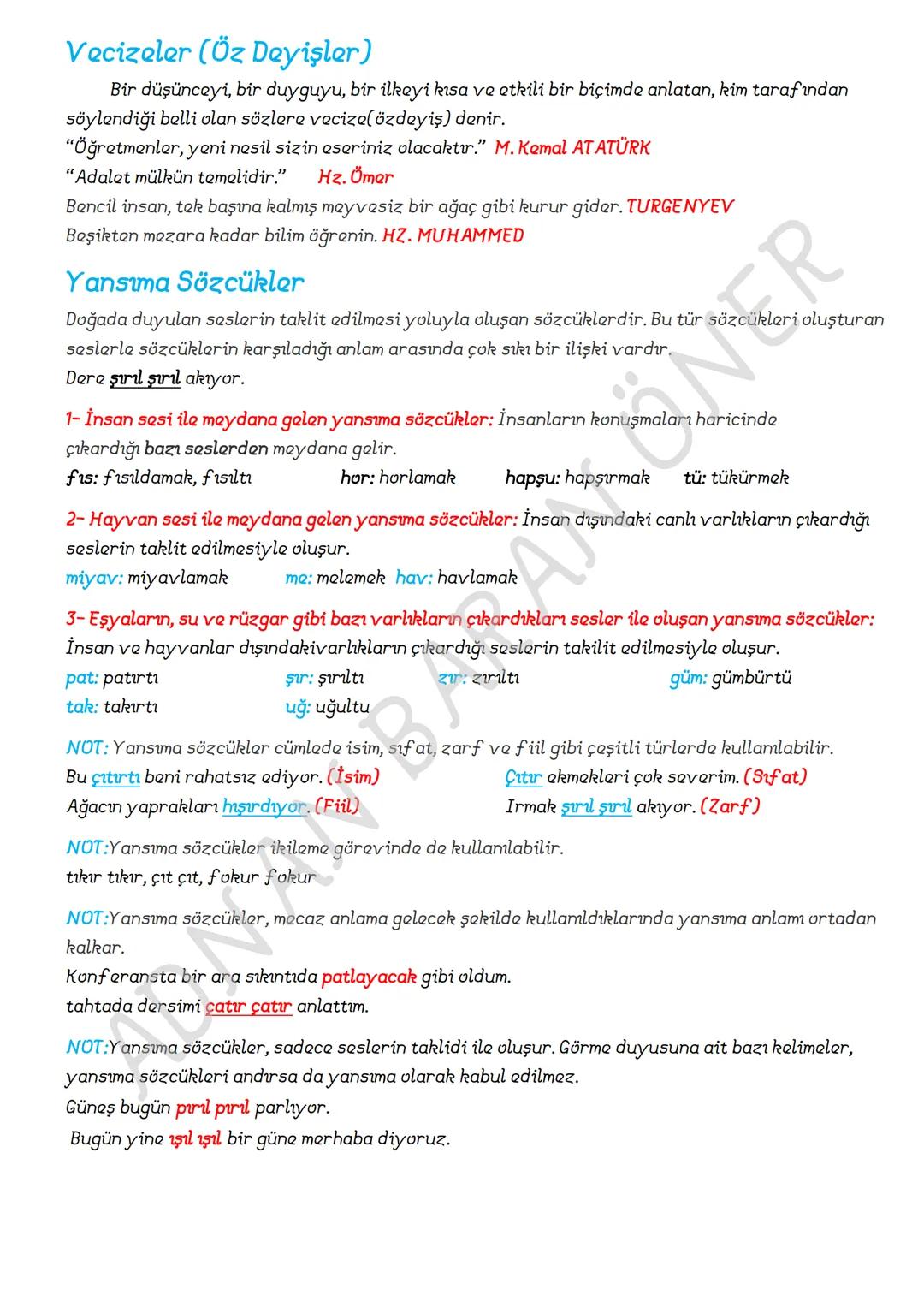 FİİLİMSİLER (EYLEMSİLER)
FİİLİMSİ: Fiillerden türemiş olmakla birlikte bir fiil gibi çekimlenemeyen olumlu, olumsuz
şekilleri yapılabilen ve