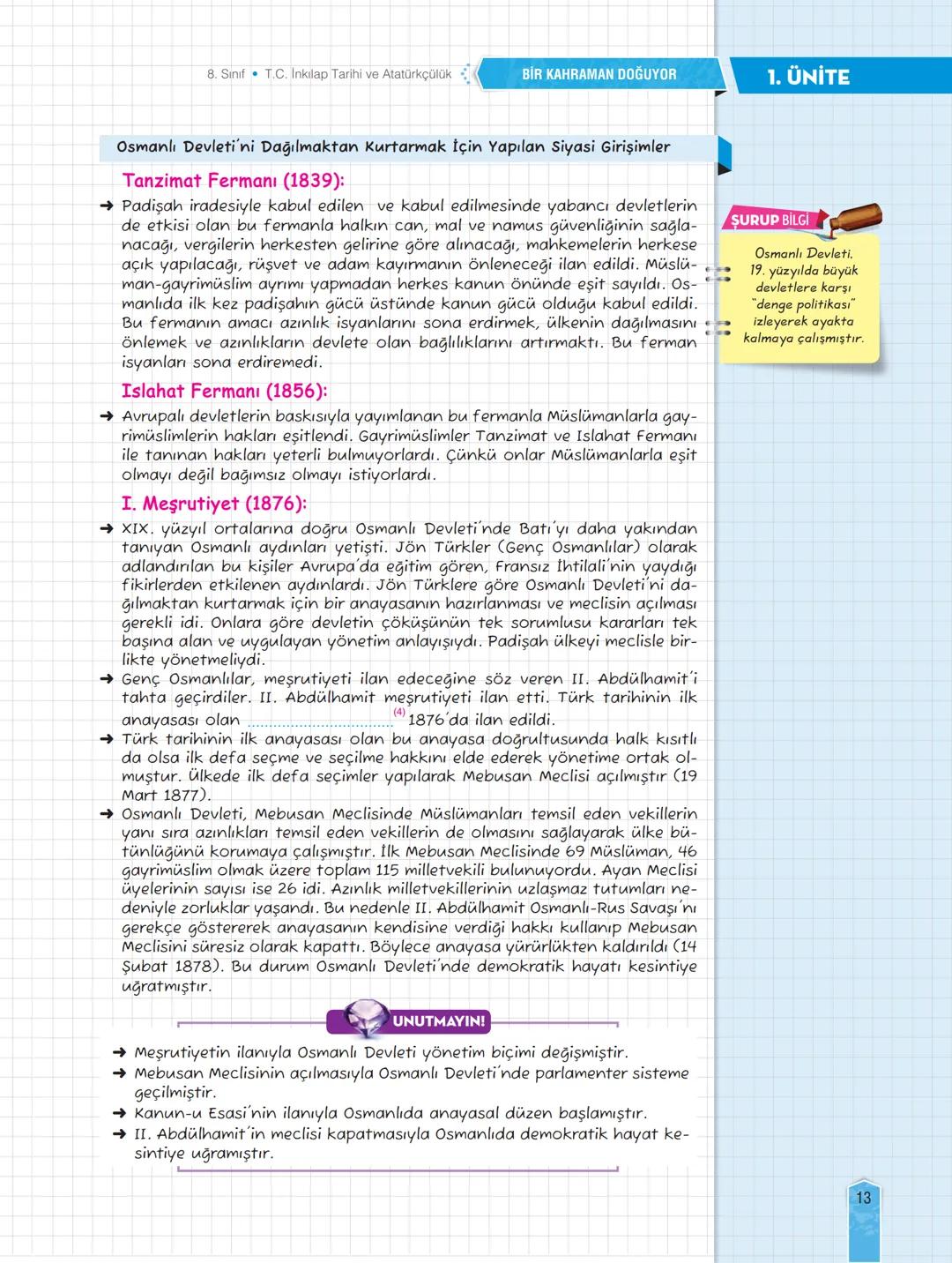 yeni nesil
kazandıran
defter
T.C. İnkılap Tarihi
ve Atatürkçülük
Akıllı Tahta
Uyumlu
Müfredata
Uyumlu
V
8
Kazanım
Odaklı
Eğlenceli
E